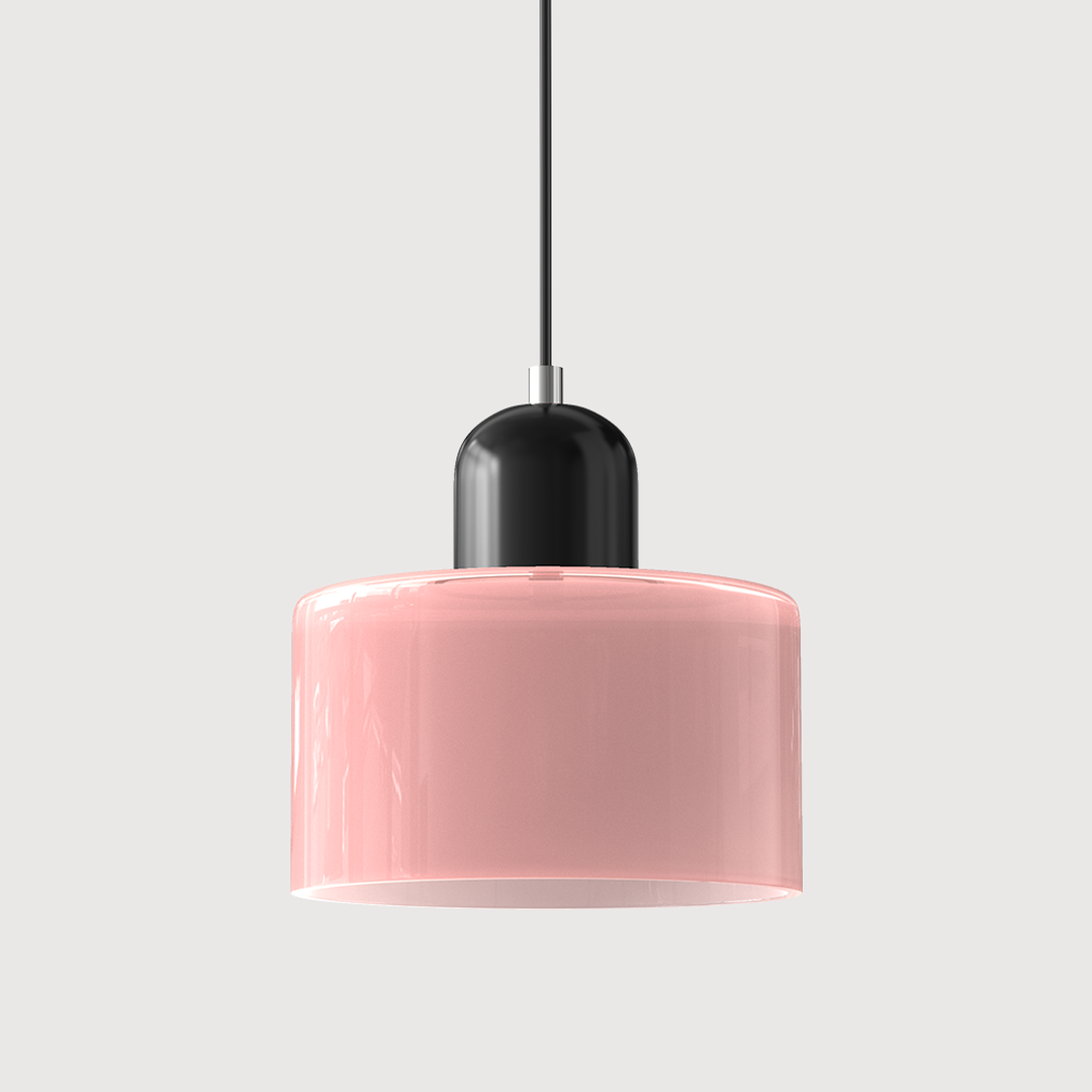 Bauhaus-Style Glass Pendant Lamp