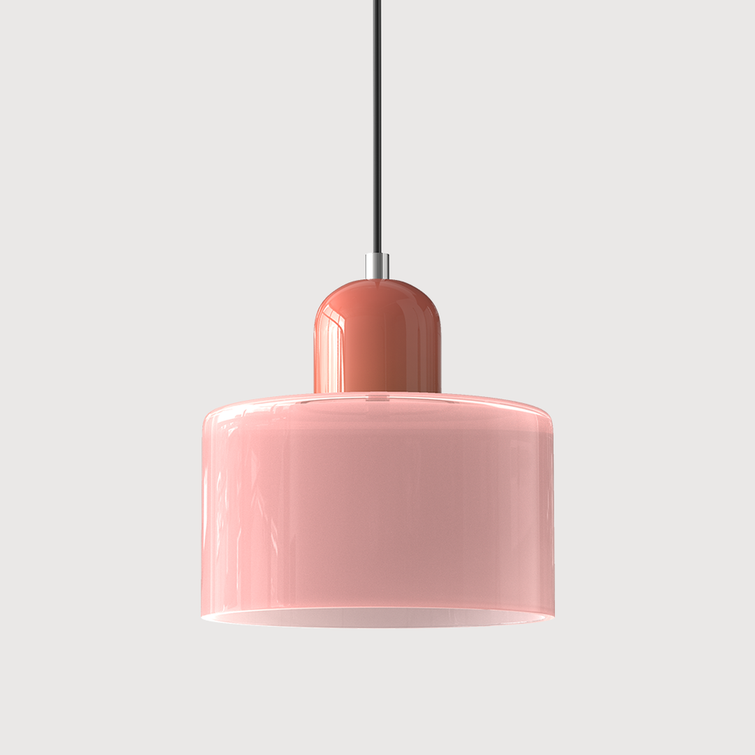 Bauhaus-Style Glass Pendant Lamp