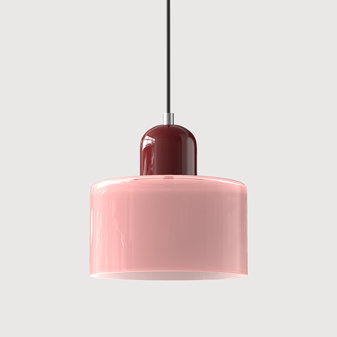 Bauhaus-Style Glass Pendant Lamp
