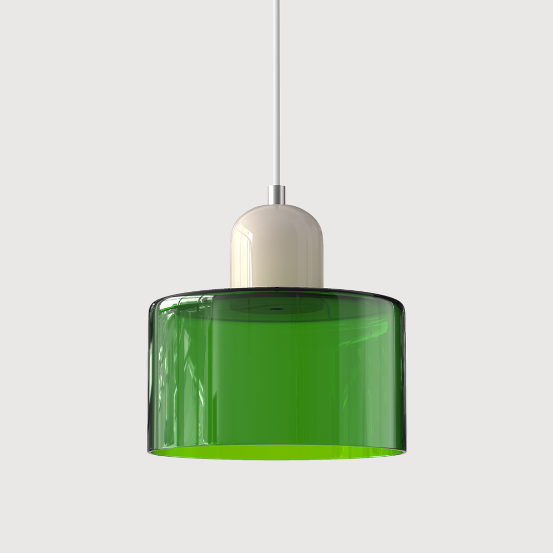 Bauhaus-Style Glass Pendant Lamp