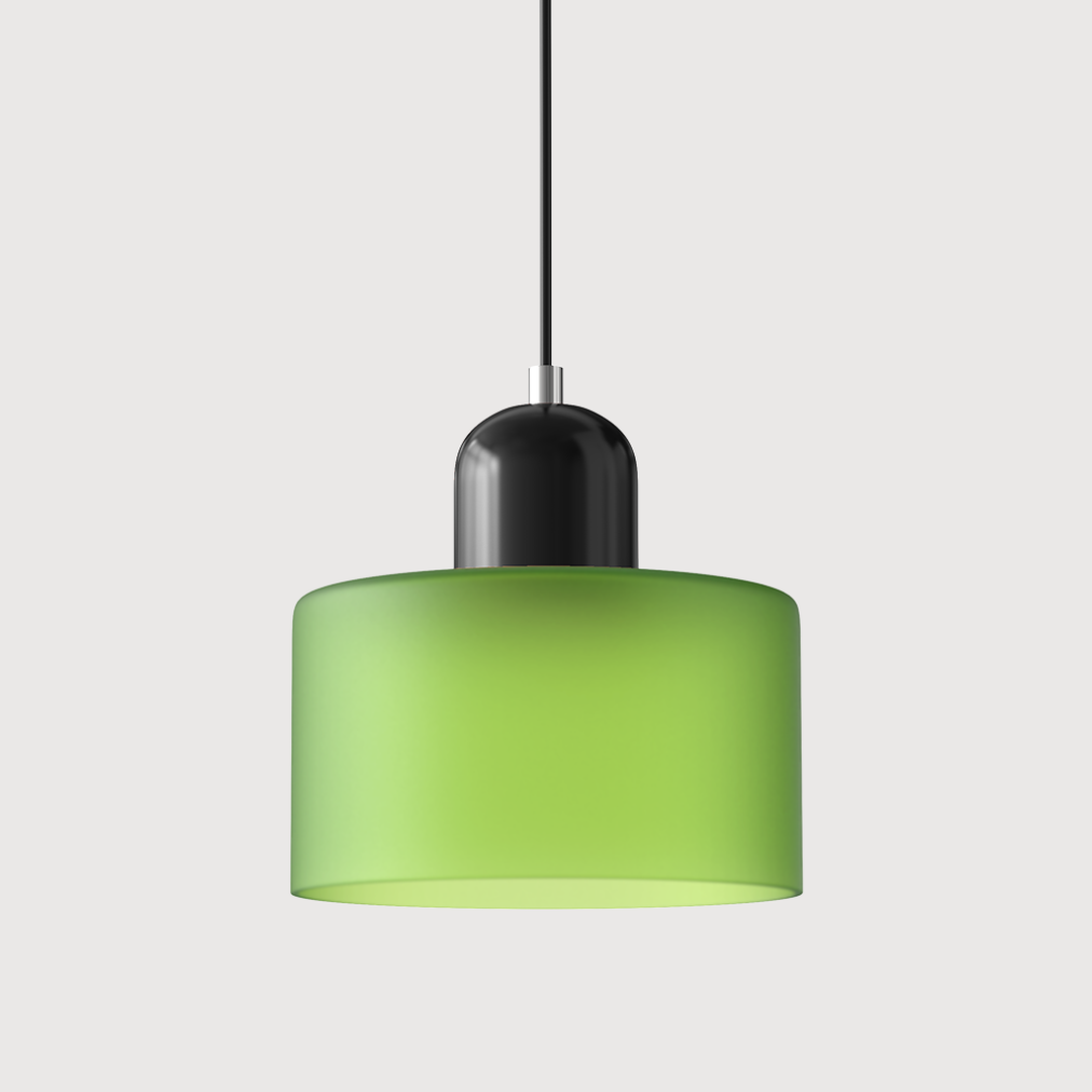 Bauhaus-Style Glass Pendant Lamp