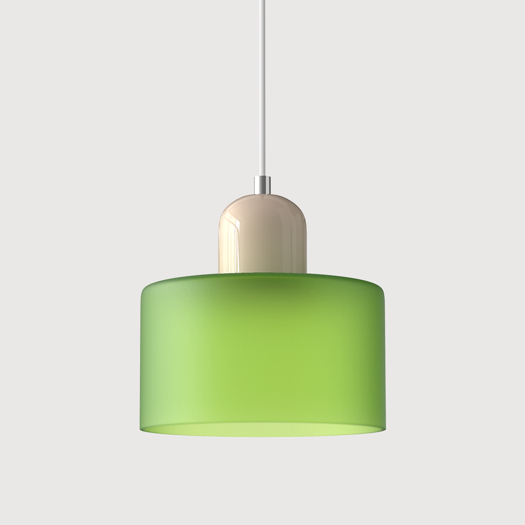 Bauhaus-Style Glass Pendant Lamp