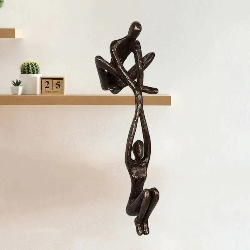 Sculpture Figurine Love and Strength Decorative