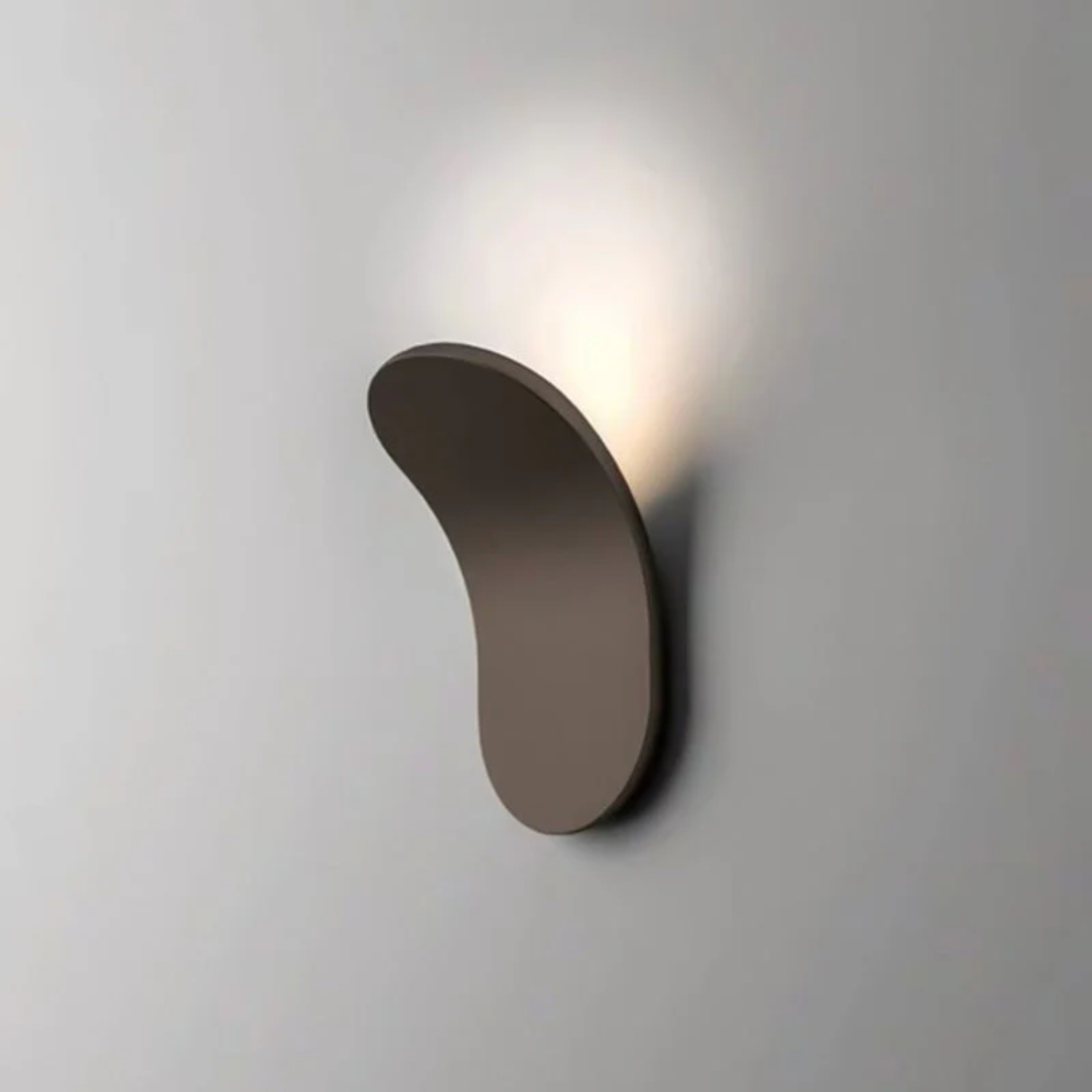Modern Scandinavian Wall Lamp - Natural Wood and Metal Sconce