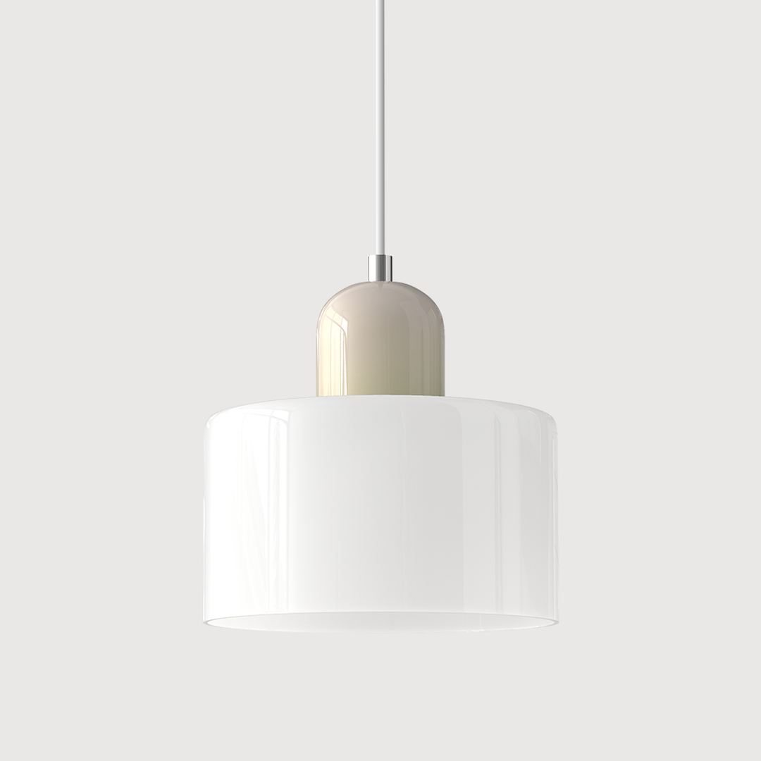 Bauhaus-Style Glass Pendant Lamp