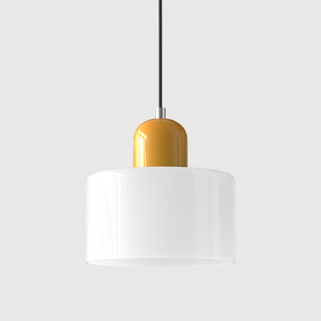 Bauhaus-Style Glass Pendant Lamp