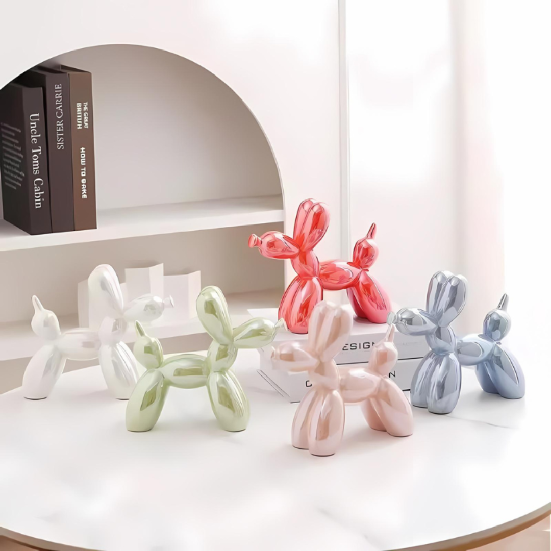 Decorative Ceramic Balloon Dog Sculpture