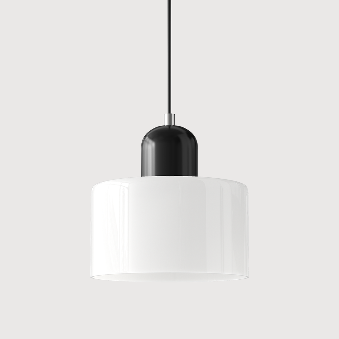 Bauhaus-Style Glass Pendant Lamp