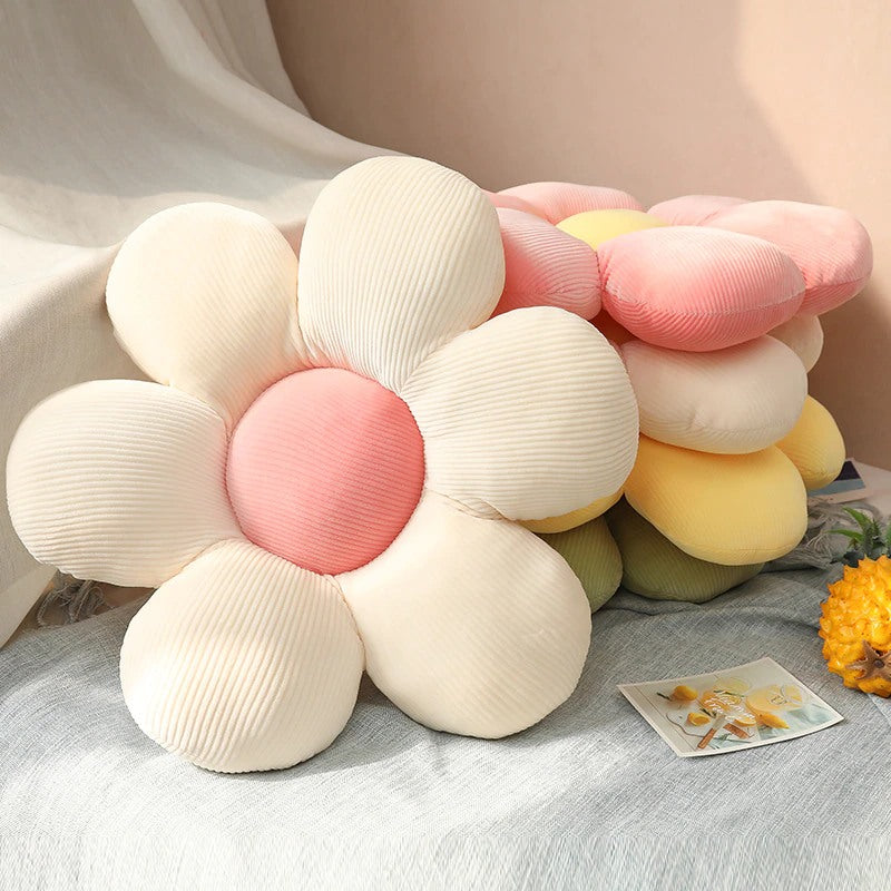 Flower-Shaped Cushion as a Decorative Accent