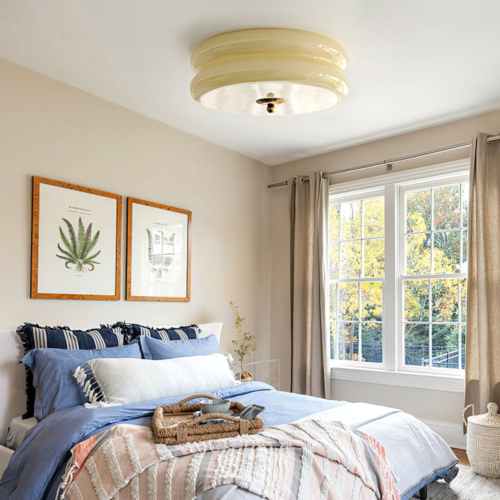 Circular Flush Mount Ceiling Light – Integrated LED
