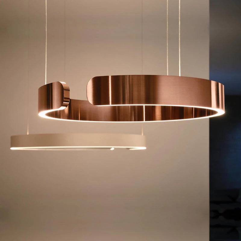 Modern Circular Pendant Light – Ring Shape Ceiling Fixture