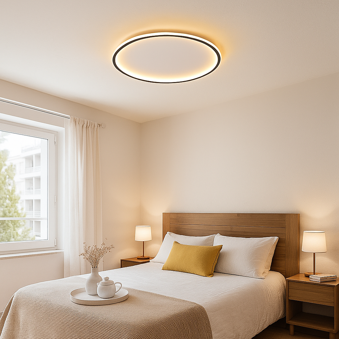 Scandinavian round ceiling lamp | Modern design