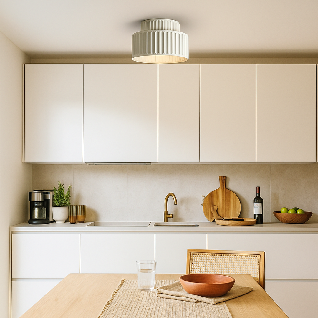 Cream-colored Ceiling Lamp | Scandinavian style