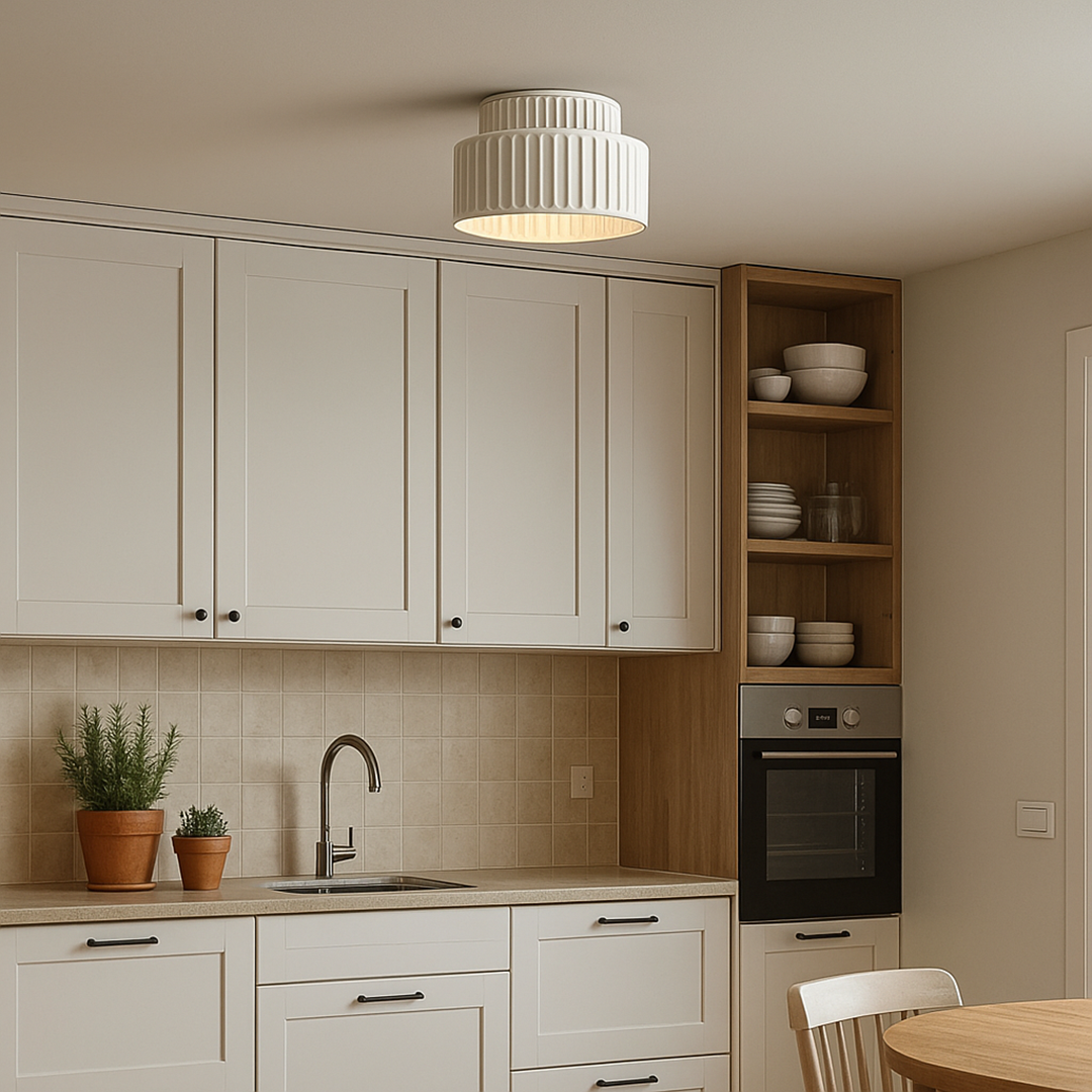 Cream-colored Ceiling Lamp | Scandinavian style
