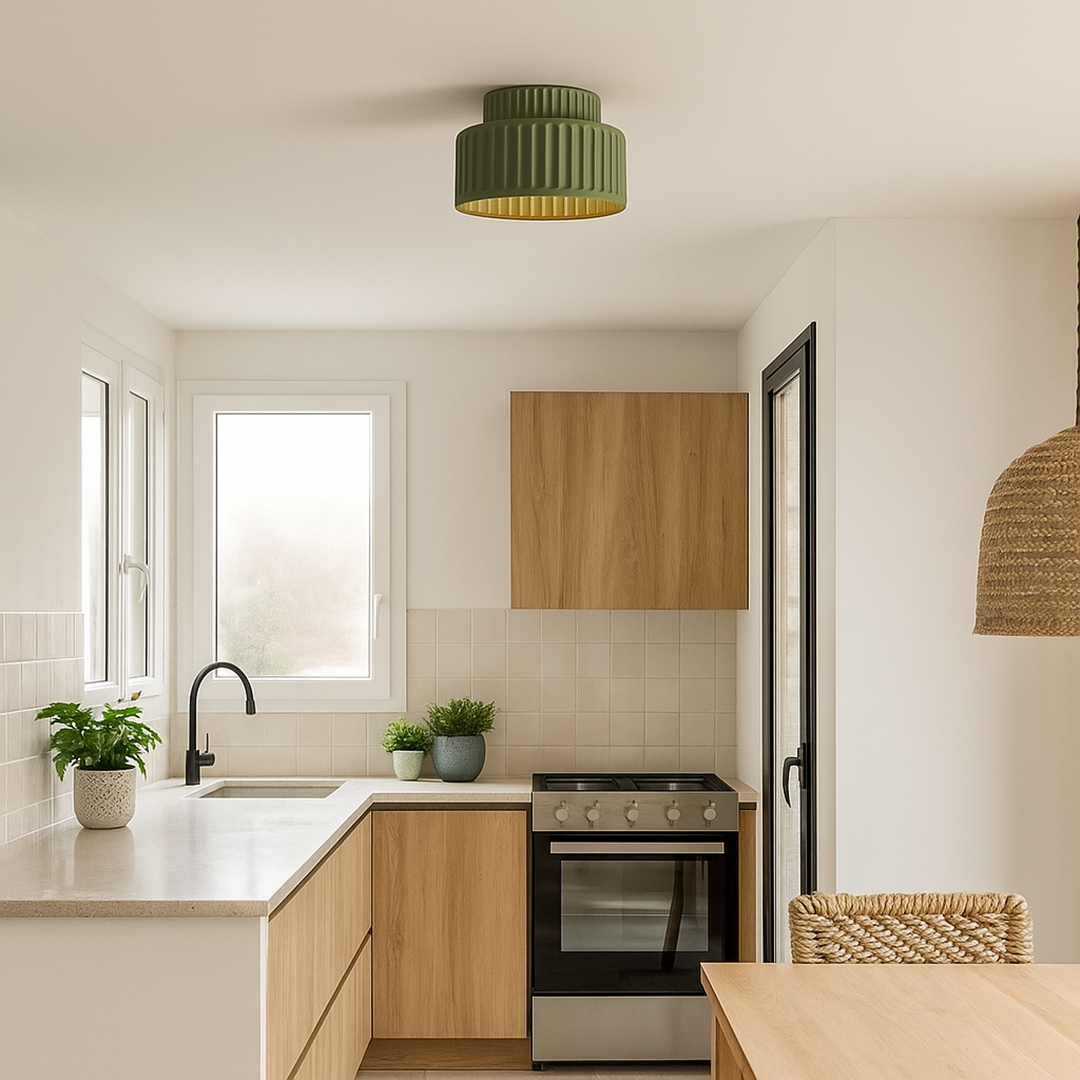 Cream-colored Ceiling Lamp | Scandinavian style