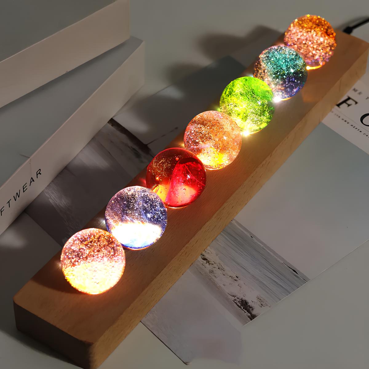 Glass LED Spheres