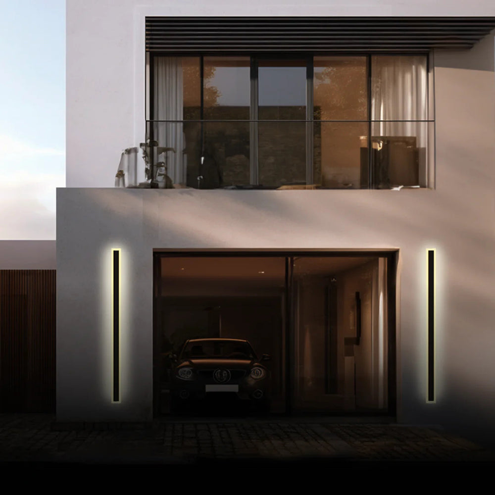 Modern Linear Outdoor Wall Lamp