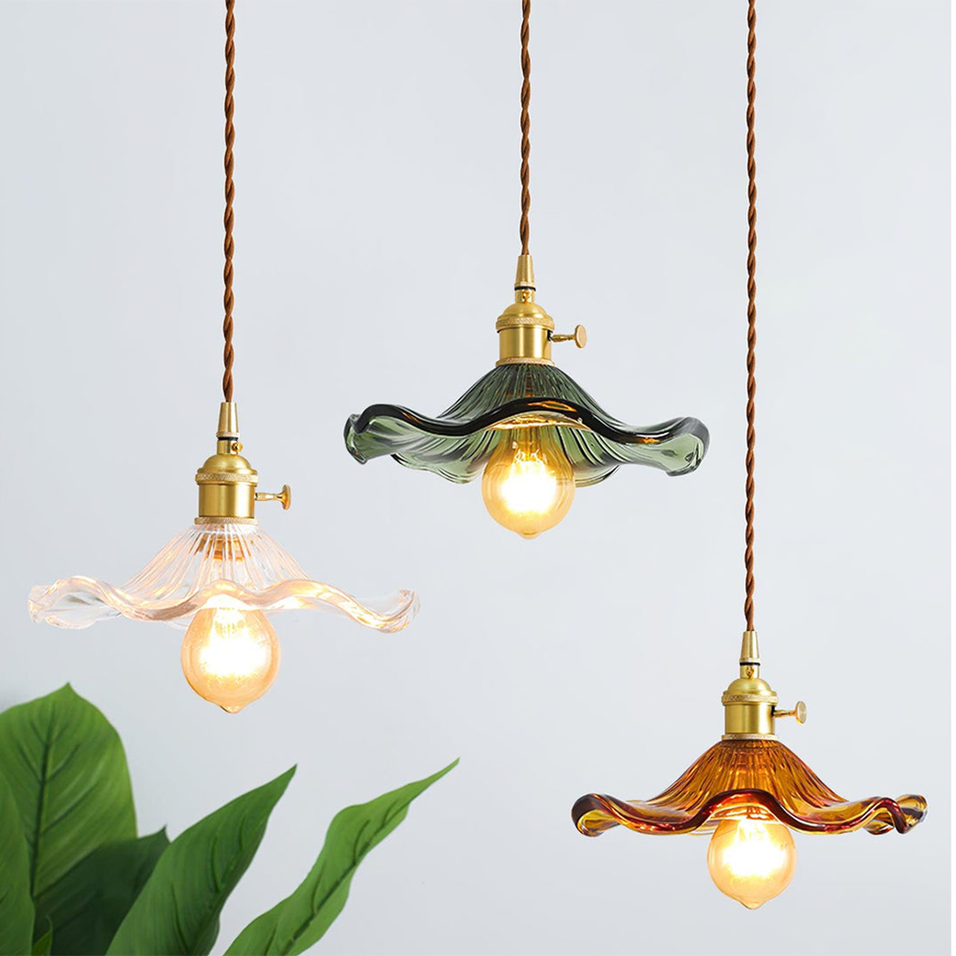 Flower Design Elegant Pendant Lamp