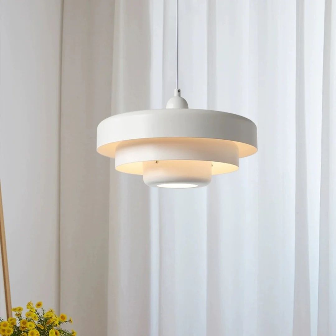 Modern Tiered Pendant Light – Multi-Layered Ceiling Lamp