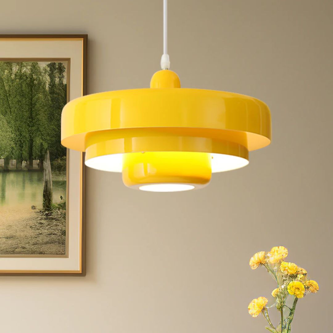 Modern Tiered Pendant Light – Multi-Layered Ceiling Lamp