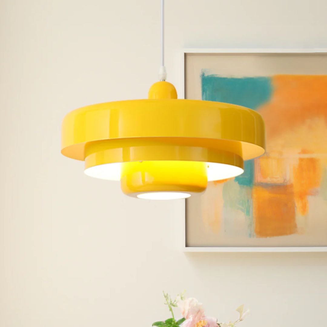 Modern Tiered Pendant Light – Multi-Layered Ceiling Lamp
