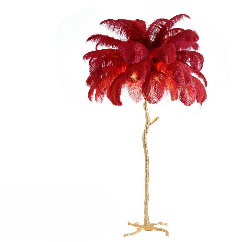 Ostrich Style Floor Lamp - Elegant Standing Light