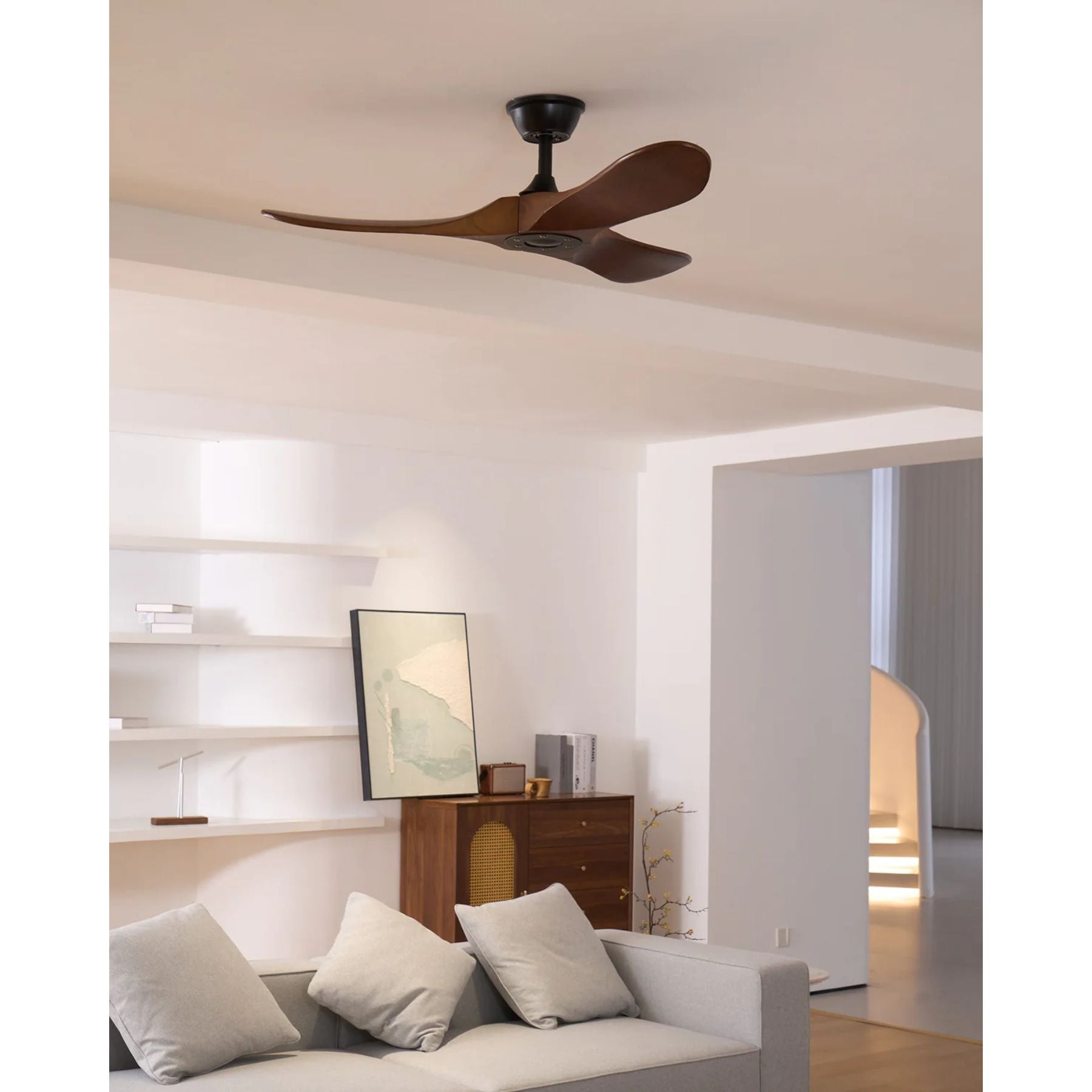 Modern 3-Blade Wooden Ceiling Fan