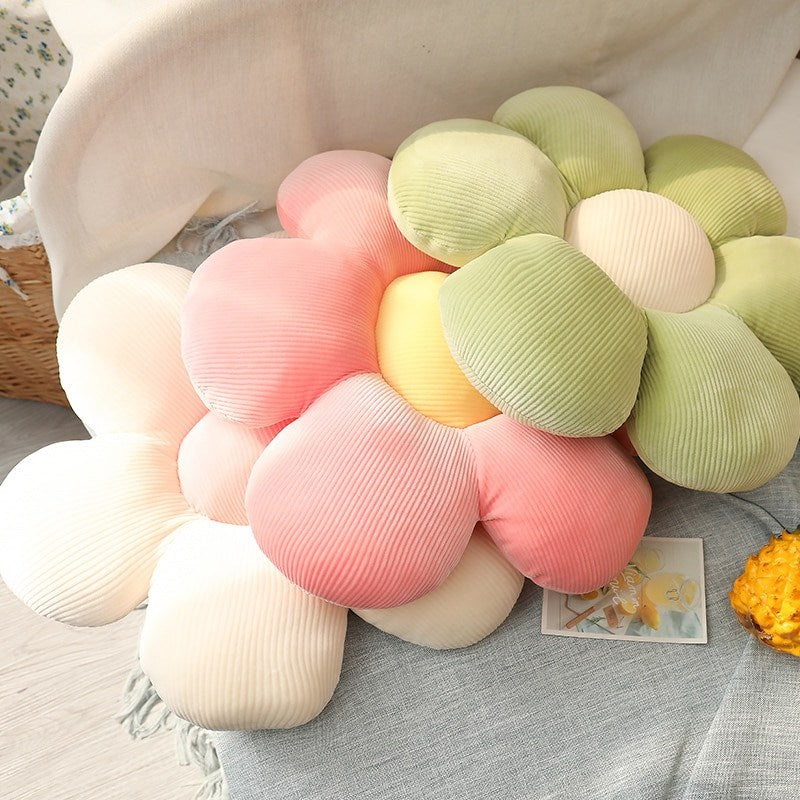 Flower-Shaped Cushion as a Decorative Accent