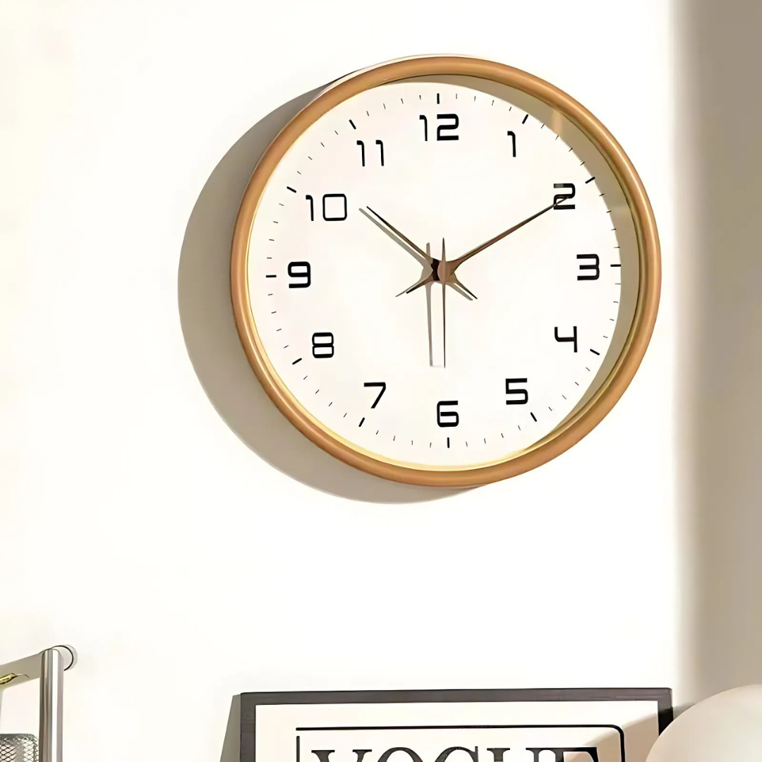 Stylish Wooden Wall Clock for Indoor Use