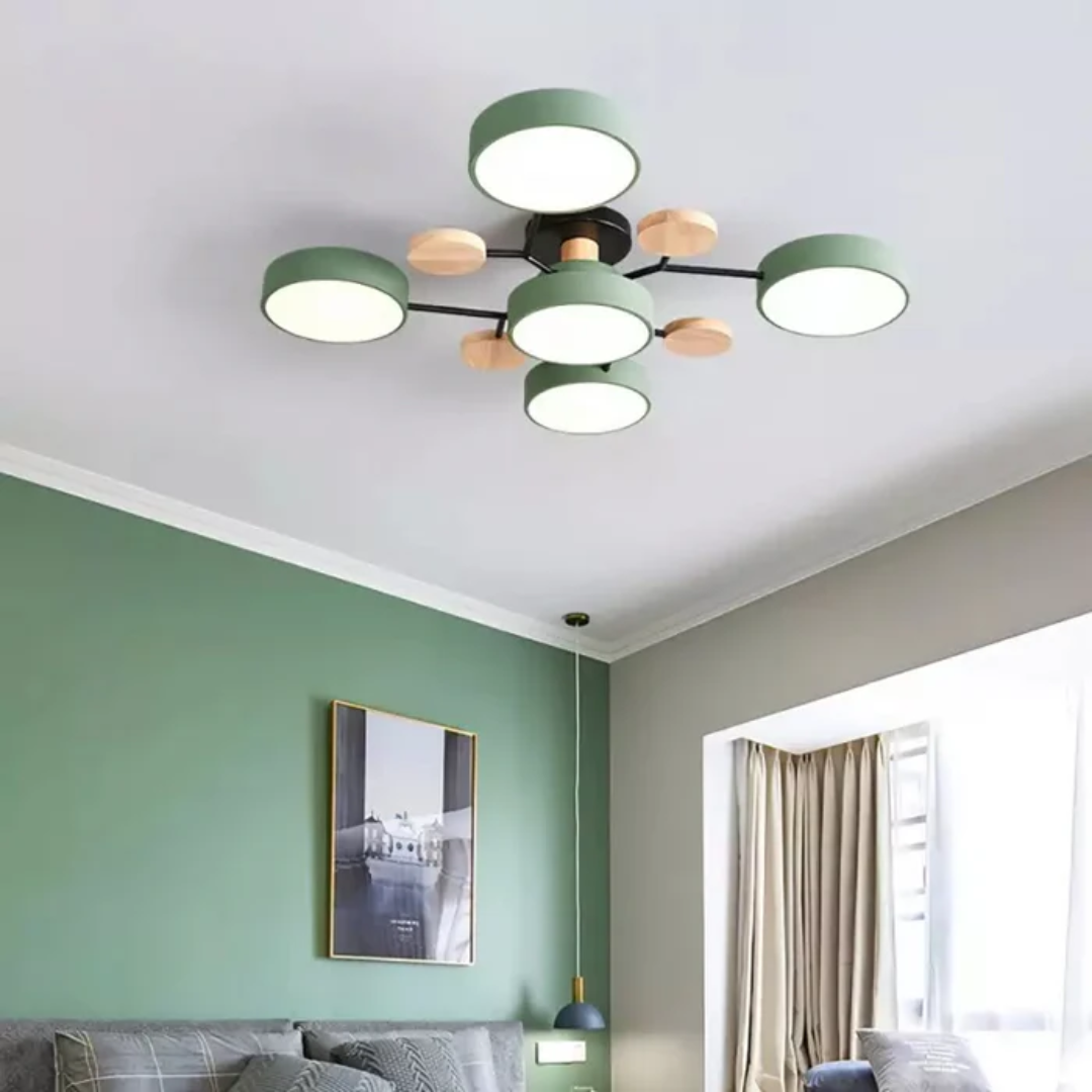 Modern Round LED Ceiling Light – Flush Mount Panel