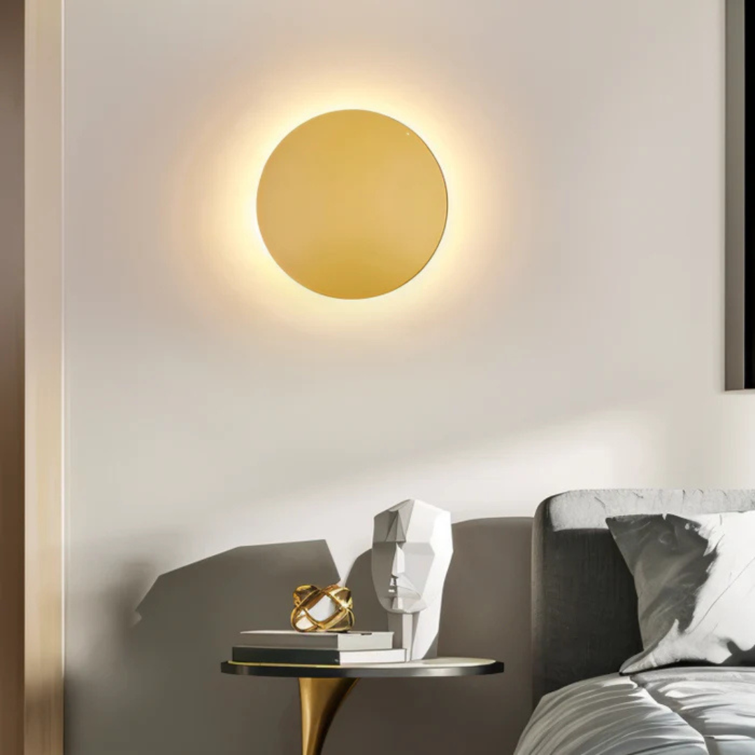 Circular LED Wall Sconce – Round Interior Wall Light