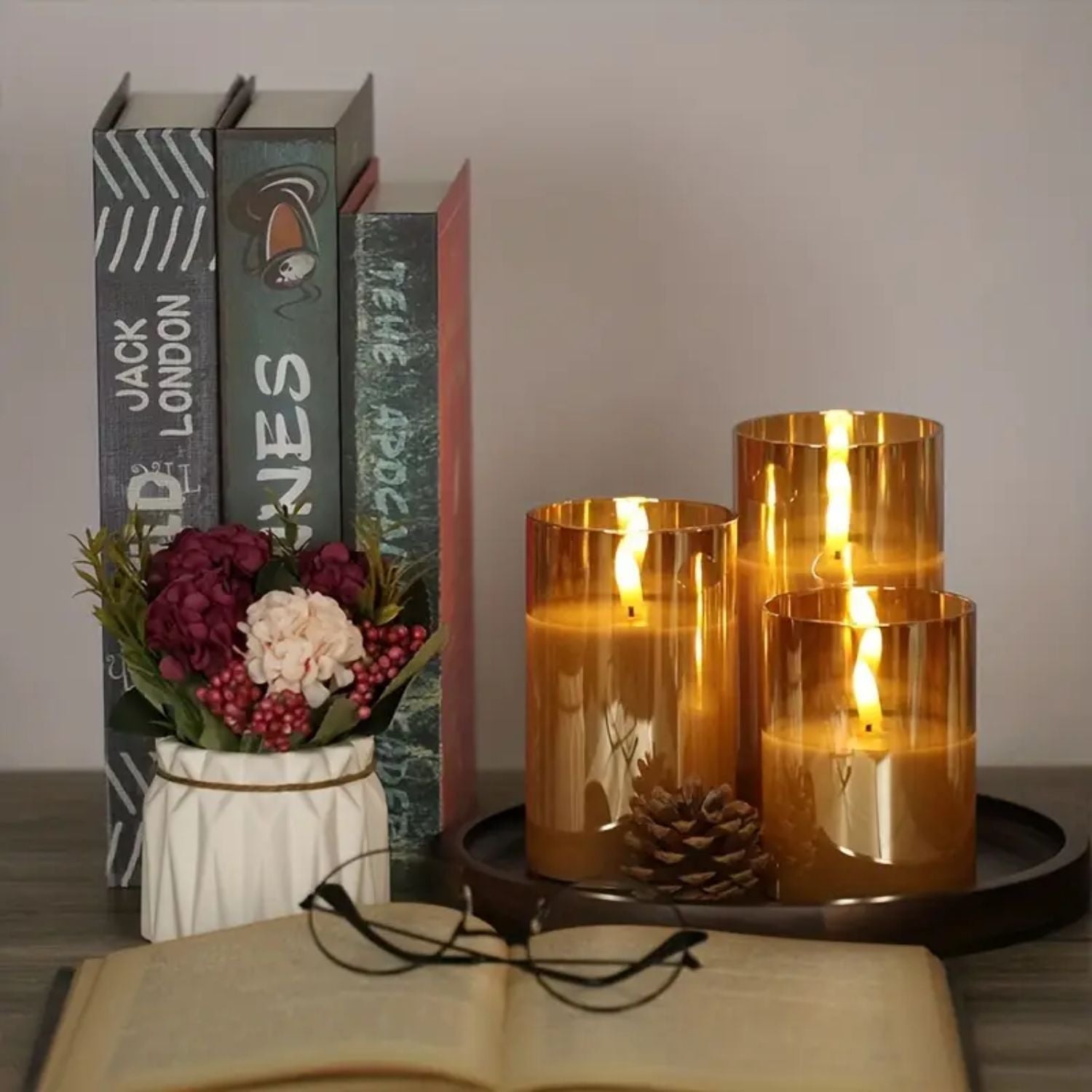 Flameless LED Wax Candles