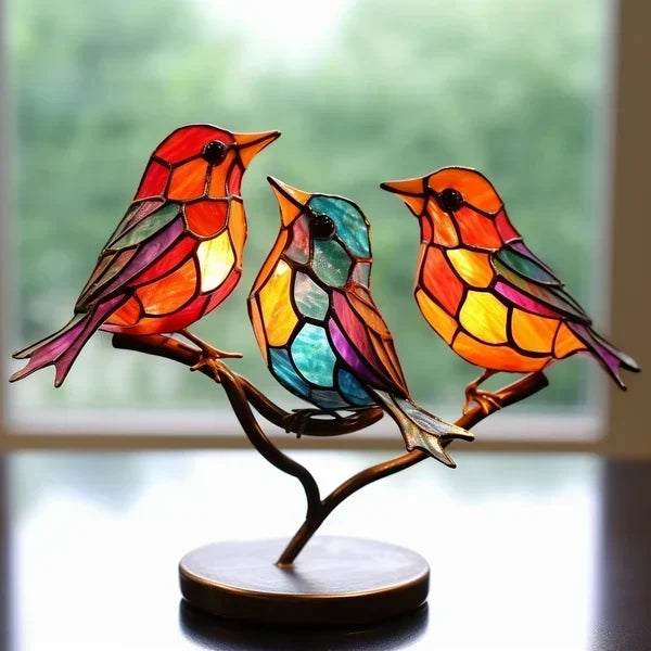 Handmade Bird Art Statue