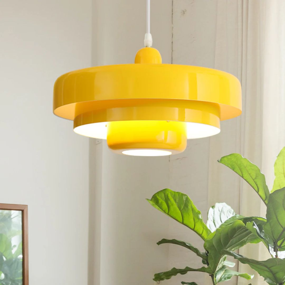 Modern Tiered Pendant Light – Multi-Layered Ceiling Lamp