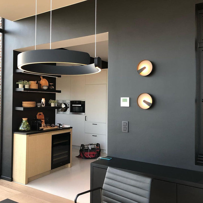 Modern Circular Pendant Light – Ring Shape Ceiling Fixture