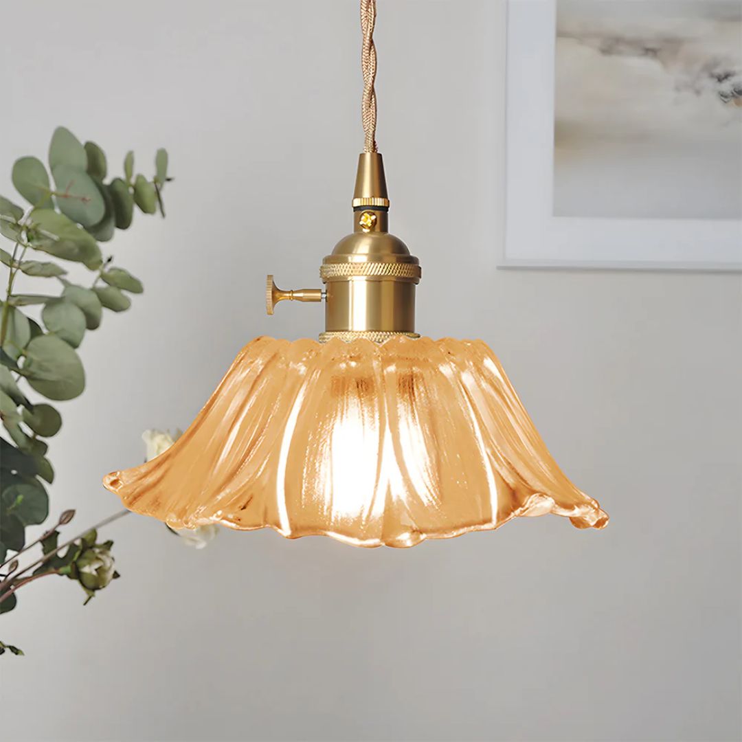 Modern Floral Pendant Light