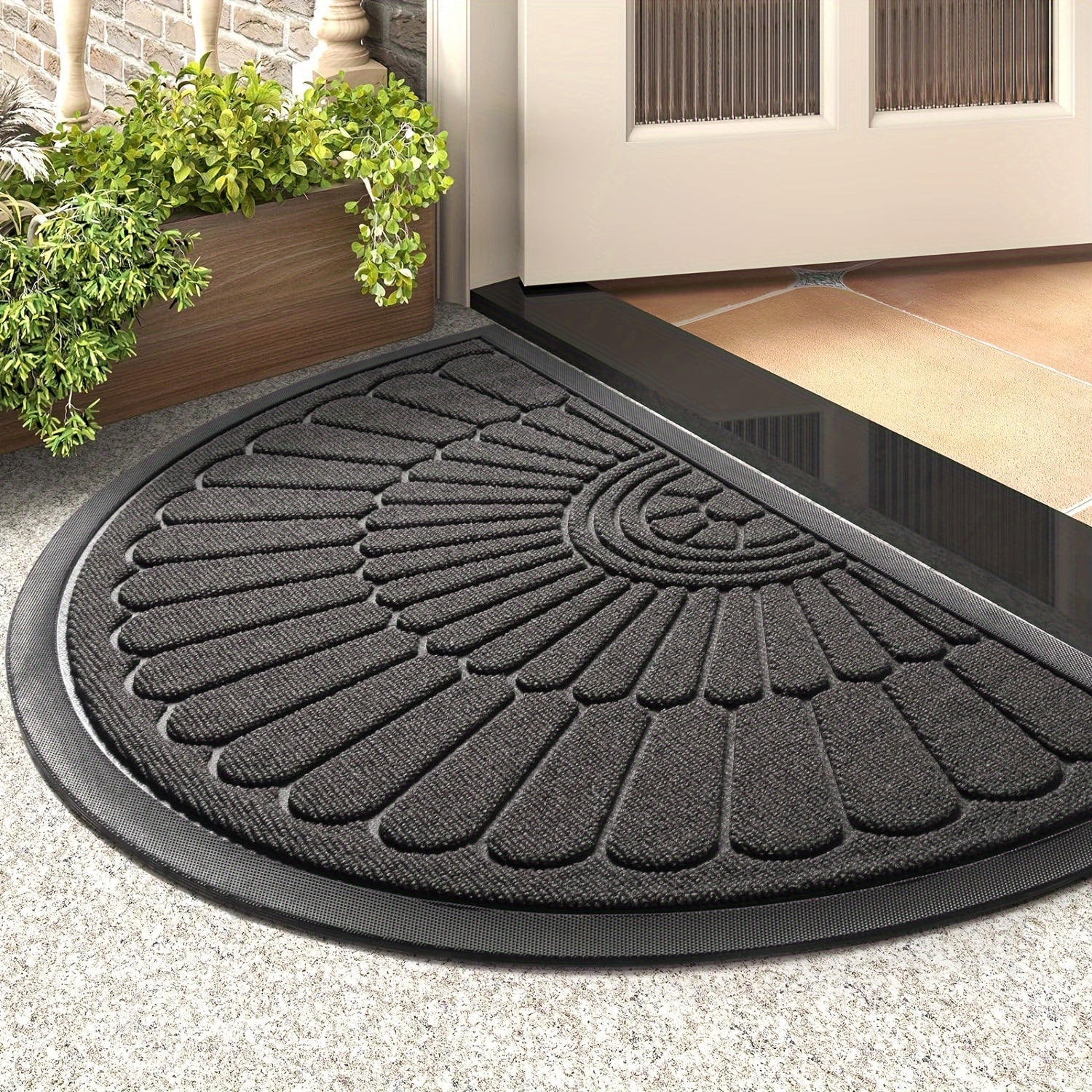 Sustainable Rubber Door Mat Non-Slip for Indoor and Outdoor