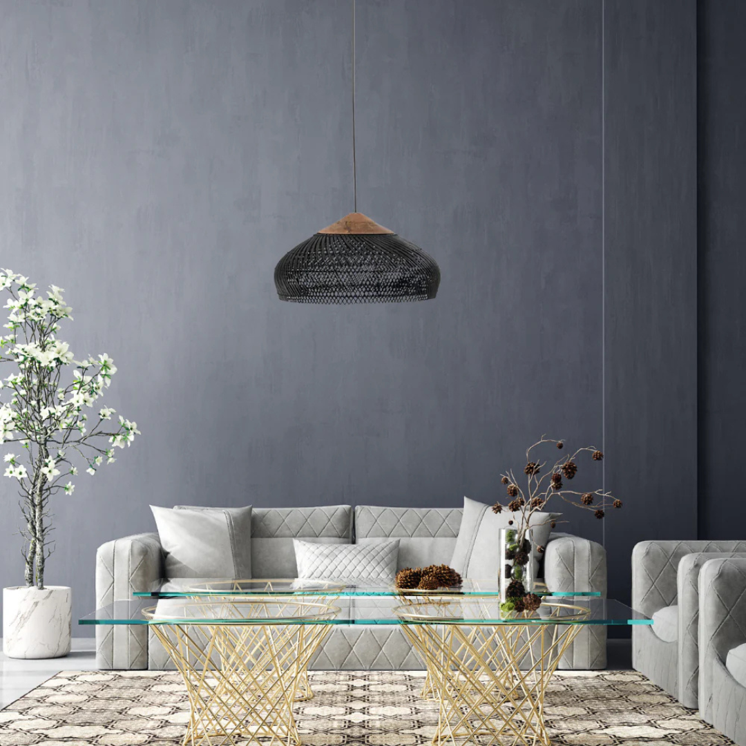Rattan Boho Pendant Light