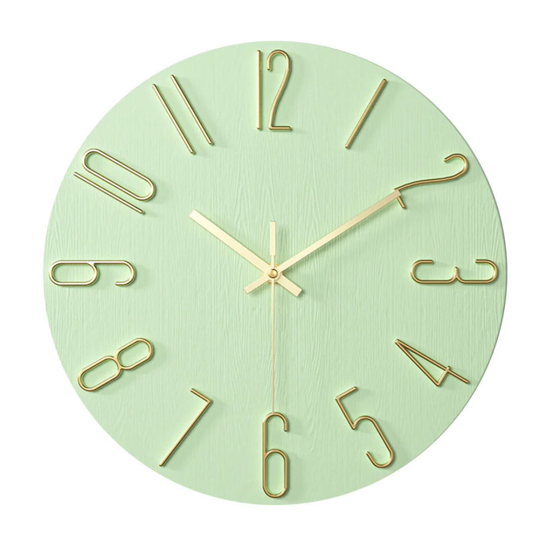 Modern Silent Wall Clock – Large Round Timepiece