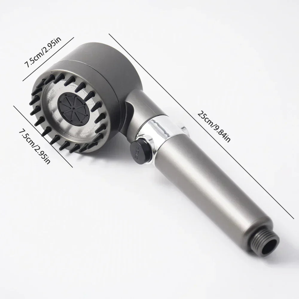 High Pressure Shower Head – 3-Mode Handheld Sprayer