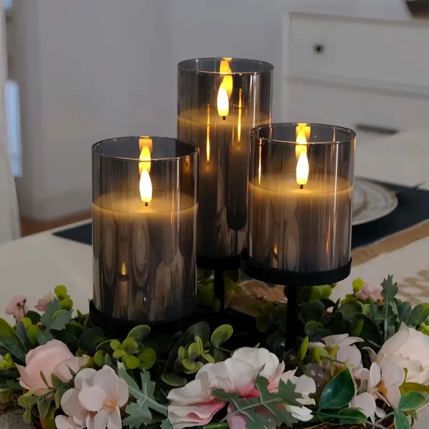 Flameless LED Wax Candles