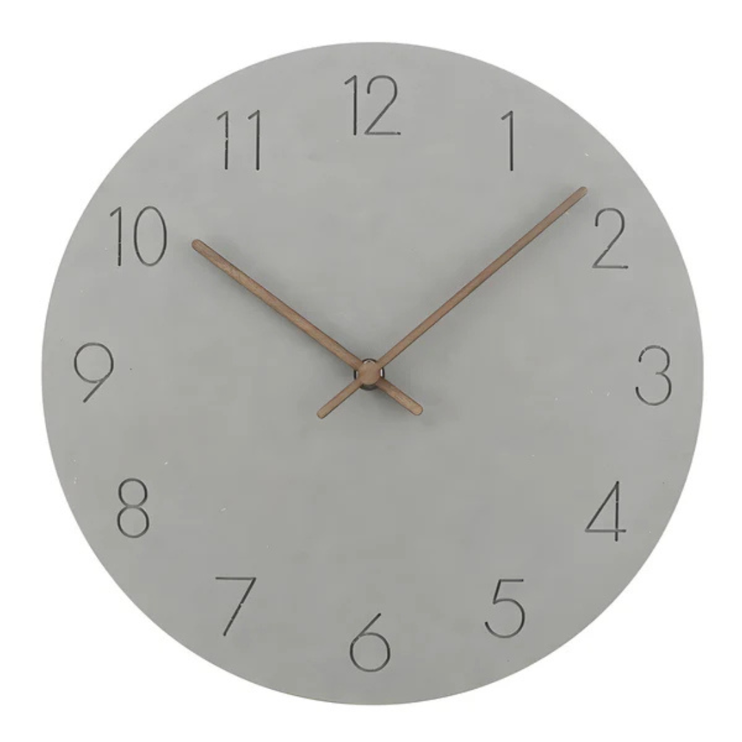 Modern Round Wall Clock – Silent Non-Ticking Timepiece