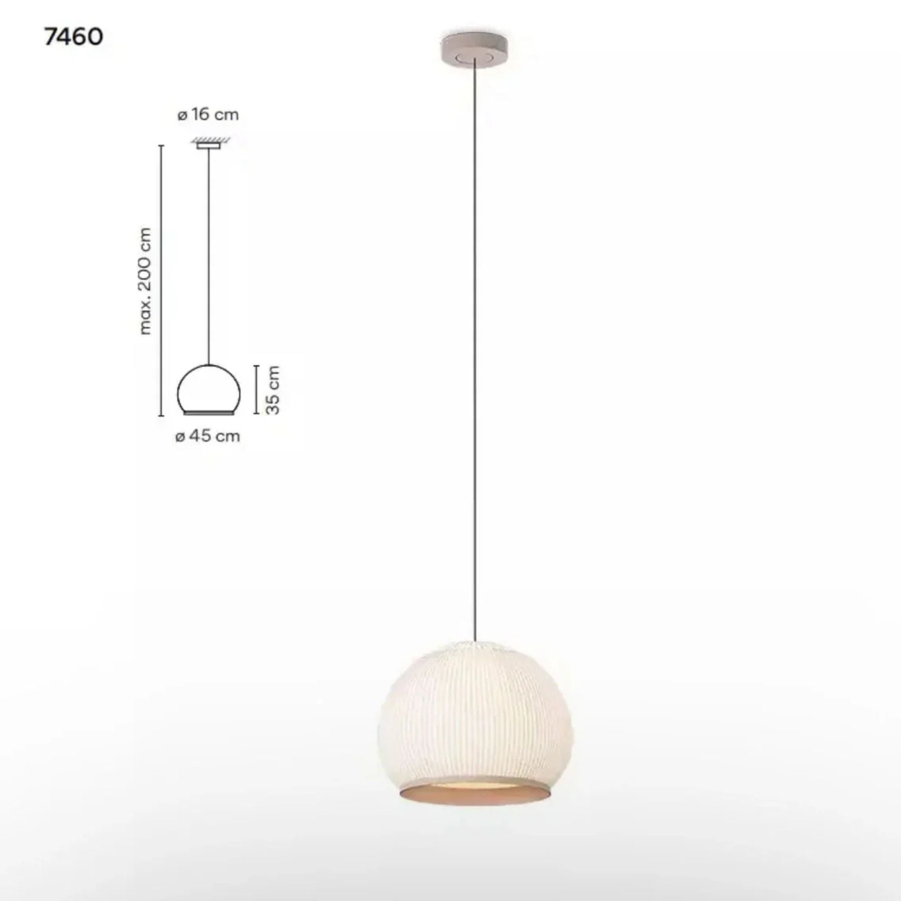 Minimalist Zen Hanging Lamp - Scandi Style Interior Pendant
