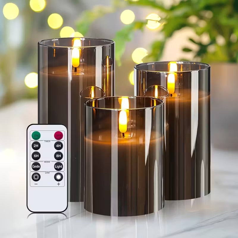Flameless LED Wax Candles