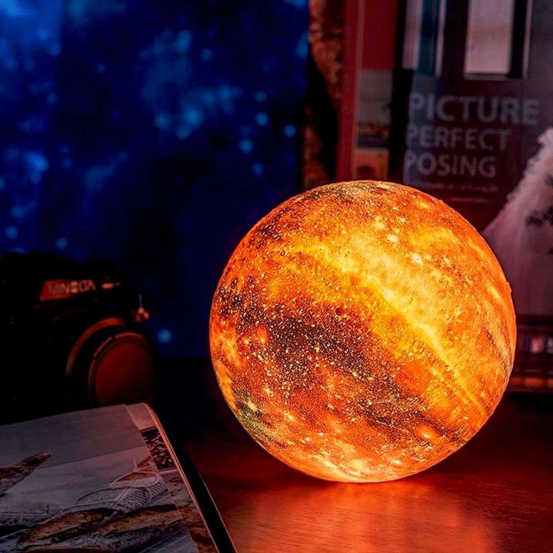 Wireless 3D Moon Lamp