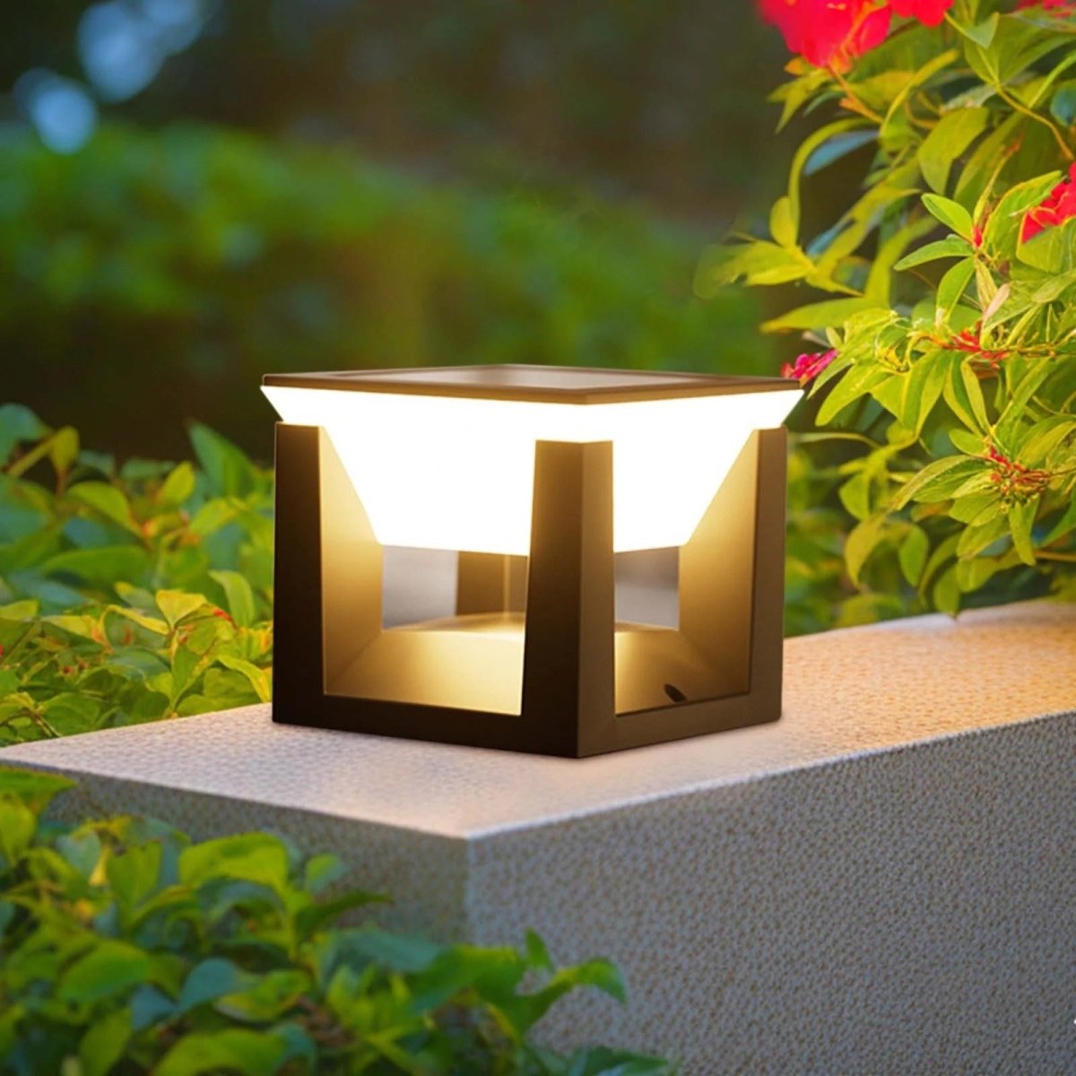 Square Solar Outdoor Lamp