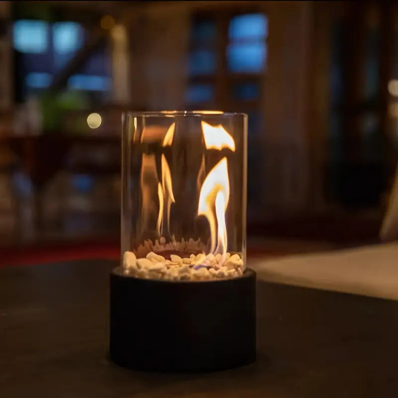 Portable Tabletop Fire Pit – Smokeless Indoor and Outdoor Fire Feature