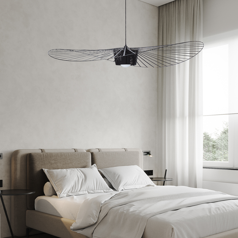 Vertigo Modern Straw Hat Pendant Light
