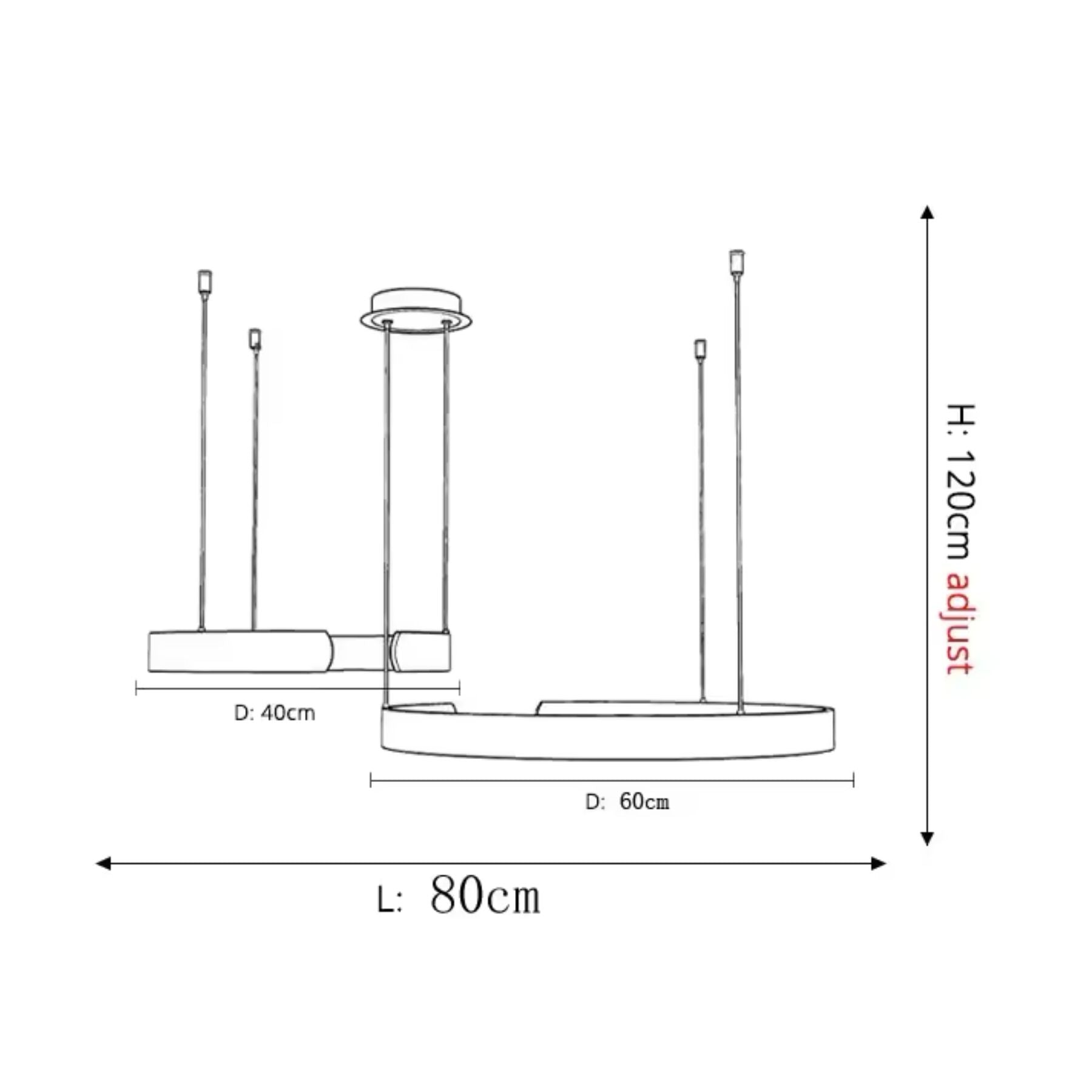 Modern Circular Pendant Light – Ring Shape Ceiling Fixture