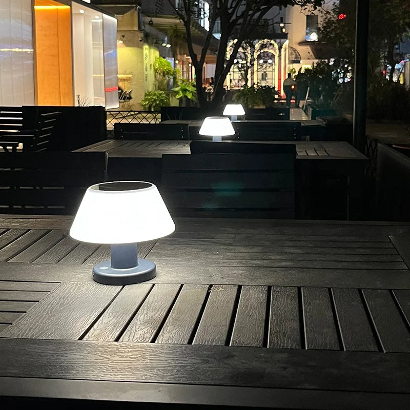 Outdoor Solar Table Lamp - Portable LED Night Light